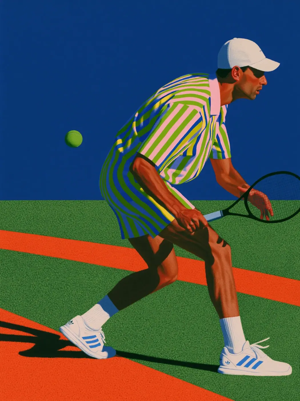 At the net