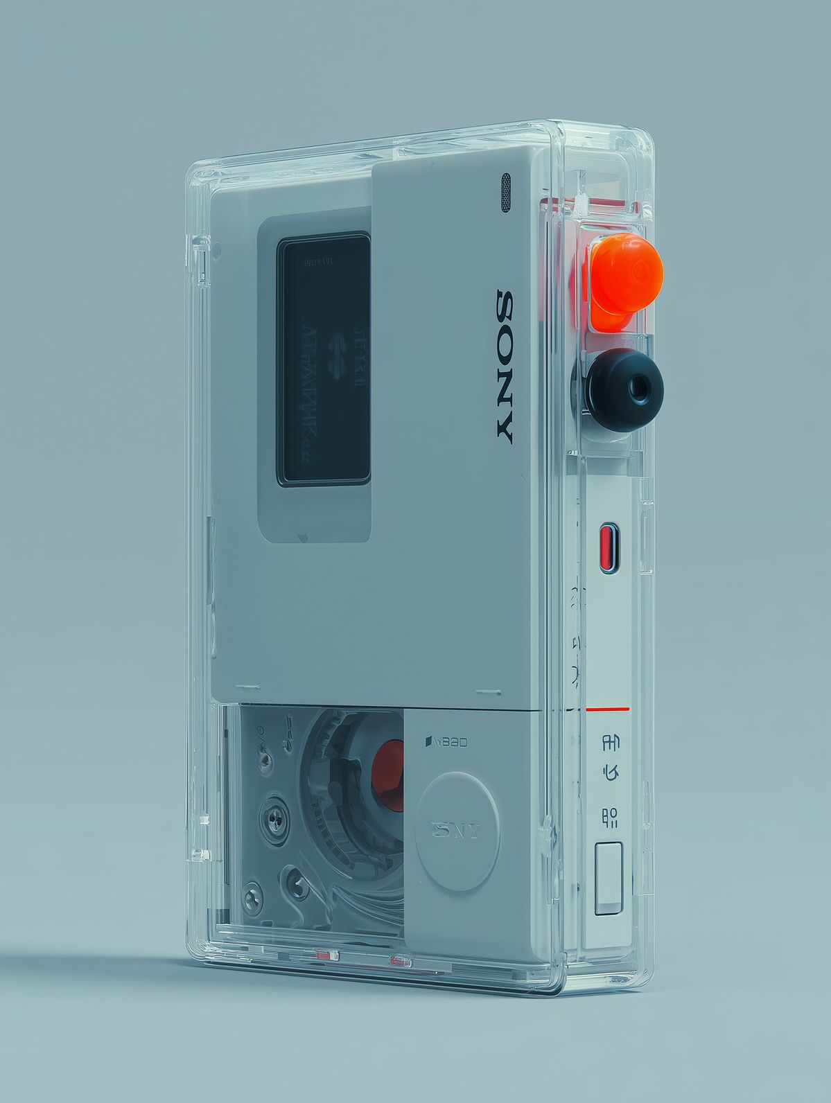 Sony Walkman, transparent